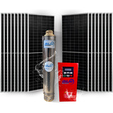 Kit Bomba Solar Irrigação Tetis 4sd7-17 76.800 L/dia 4cv