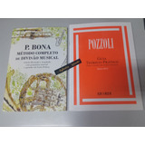 Kit Bona + Pozzoli Guia Teórico E Método Divisão Musical