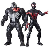 Kit Boneco Venom E Miles Morales 24cm Hasbro Olympus