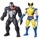 Kit Boneco Venom E Wolverine 24cm Hasbro Olympus Figura