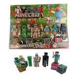 Kit Bonecos Minecraft Cartela 19 Peças Oferta
