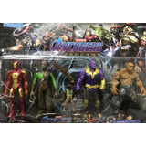 Kit Bonecos Super Heróis Avengers Marvel Boneco Articulado