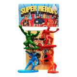 Kit Bonecos Super Heróis Gulliver 