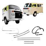 Kit Borracha Quebra Vento Pestana E Canaleta Kombi 76/13