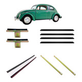Kit Borrachas Canaleta Pestana Vidro Inteiriço Vw Fusca