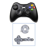 Kit Borrachas Condutivas Botões Controle Para Xbox 360
