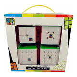 Kit Box Cubo Mágico Moyu Mofangjiaoshi Profissional Cor Da Estrutura Stickerless