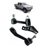 Kit Braço Auxiliar E Pitman L200 Gl Gls 2002 A 2007 Quadrada