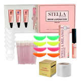 Kit Brow Lamination Lash Lifting Stella Milano 7g Acessórios