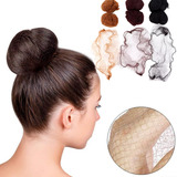 Kit C/ 10 Pç Redinha P Coque Invisível Rede De Cabelo Ballet