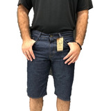 Kit C/ 2 Bermudas Tradicional Jeans Masculina 100% Algodão