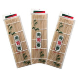 Kit C/ 3 Esteira Sudare Para Sushi Bambu 24cm