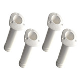 Kit C/ 4 Porta Varas De Embutir Inclinado 30° Caiaque Lancha