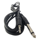 Kit C/ 50cabo P2 Stereo X P10 Mono 1,8 Metros Cx Amplificada