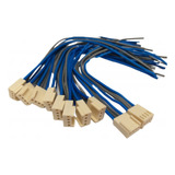 Kit C 10 Chicote Conector Módulo Amplificador Falcon Stetsom