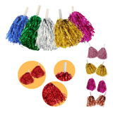 Kit C/10 Pares De Pompom Cores Sortidas Mamãe Sacode Festas Time Festa
