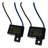 Kit C/2 Capacitor Ventilador Cbb61 2.5uf 250vac 50/60hz 250