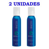Kit C/2 Mousse Spray Depilatório Depeeling Racco 150ml C/
