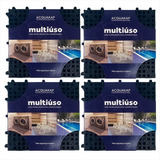 Kit C/24 Pçs Tapete Acqua Kapazi Piscina Sauna 30x30cm 13mm