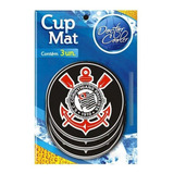 Kit C/3 Suporte P/ Copo Do Corinthians - Cup Mat