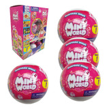 Kit C/4 Mini Acessório World Miniaturas Colecionável Série 1