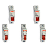 Kit C/5 - Disjuntor Steck Din Unipolar 16a Sd61 C Sdd61c16