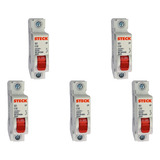 Kit C/5 - Disjuntor Steck Din Unipolar 32a Sd61 C Sdd61c32