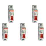 Kit C/5 - Disjuntor Steck Din Unipolar 40a Sd61 C Sdd61c40