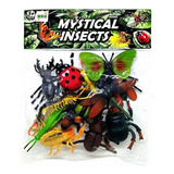 Kit C/6 Unidades Insetos Borracha Brinquedos