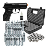 Kit C11 Co2 6mm + 30 Co2 + 2000 Esferas Aço + Óleo + Maleta
