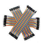 Kit Cabos Jumper 20cm Fxf + Mxm + Mxf 120 Unidades Arduino