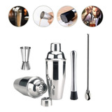 Kit Caipirinha Coqueteleira + Socador + Dosador Inox +brinde