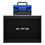 Kit Caixa Borne G200 + Amplificador Mob T30 Azul