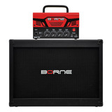 Kit Caixa Borne G200 + Amplificador Mob T30 Vermelho