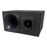 Kit Caixa Corneteira Corneta + 1 Driver + 1 Tweeter 200 Rms 