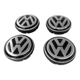 Kit Calotinha Meio Tampa Roda Original Vw Gol G5 G6 Fox 56mm