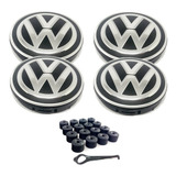 Kit Calotinha Tampa De Roda Saveiro Cross + 16 Capa Parafuso