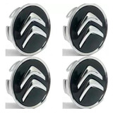 Kit Calotinha Tampa Roda Citroen 58mm C3 C4 C5 Ds3 Air Cross