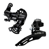 Kit Câmbio Shimano Tourney Tras E Diant Ty300/tz510 Original