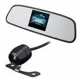 Kit Camera De Re Estacionamento Espelho Retrovisor Tela Lcd Auto Equip Lcd
