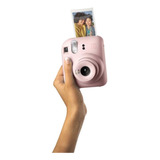 Kit Câmera Fujifilm Instax Mini 12 + 10 Filmes + Bolsa Rosa