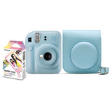 Kit Câmera Instantânea Fujifilm Instax Mini 12 Azul Candy +