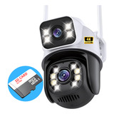 Kit Camera Segurança Ip Wi-fi Externa A28b + Cartão Sd 32 Gb