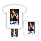 Kit Camiseta, Almofada E Caneca Luan Santana 03