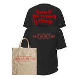 Kit Camiseta E Bolsa Ecobag Louis Tom. Faith In The Future