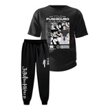 Kit Camiseta E Calça Moletom Toji Fushiguro Sorcerer Killer