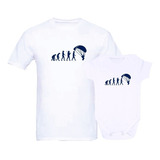 Kit Camisetas Parapente Evolução Do Esporte 3 Peças