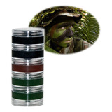 Kit Camuflagem Camo Militar Airsoft Paintball Tático Sniper