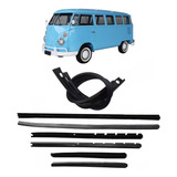 Kit Canaleta Borracha Cajado Vidro Porta Kombi Corujinha