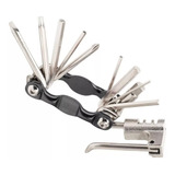 Kit Canivete Ferramenta 12 Funções Chave Allen Corrente Bike